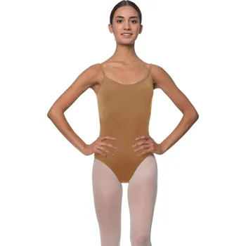 Body Lulli,Camisole Microfiber Dance Leotard LUB217, tělová XL