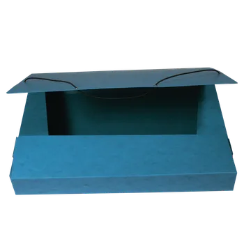 Prešpánová krabice na spisy - modrá