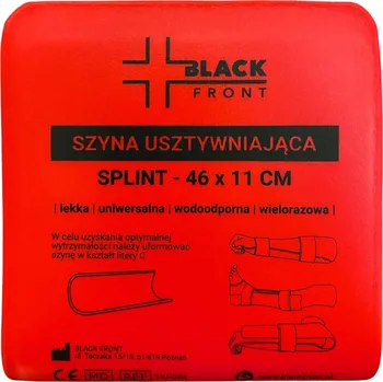 Black Front SPLINT imobilizační dlaha Velikost: 11 × 46 cm