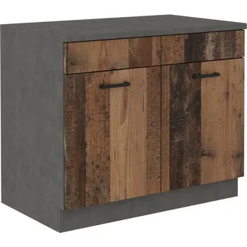 Kuchyňská skříňka Spodní skříňka pod dřez Maria SPUB 100 ZAP matera/oldstyle