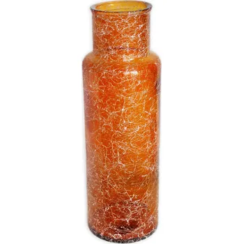 Váza Sklo váza oranž 55/15cm