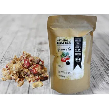 Proteinová granola – jahoda s ořechy, 300 g