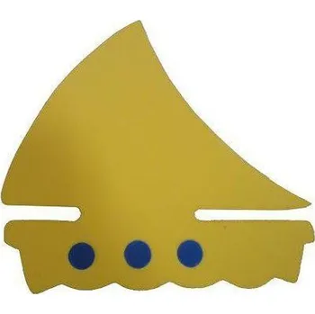 Matuška Dena Plavecká deska Plachetnice 400 x 390 x 38 mm Žlutá