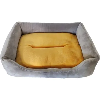 Pelíšek pro psa Pelíšek pro psy - obdélník, flanel fleece - béžový/žlutý - 75 x 55 cm