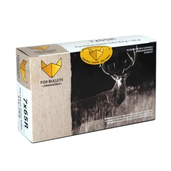 Příslušenství pro sportovní střelbu Lovecké náboje FOX Classic Hunter 7x65r 8,4g / 130gr