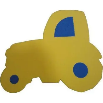 Plovací deska Matuška Dena Plavecká deska Traktor 400 x 390 x 38 mm Žlutá