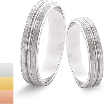 Prsten Snubní prsteny 585/1000 z bílého zlata 991SN27