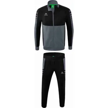 ERIMA SIX WINGS TRÉNINKOVÁ SOUPRAVA DĚTSKÁ - Šedá, Černá - velikost 152