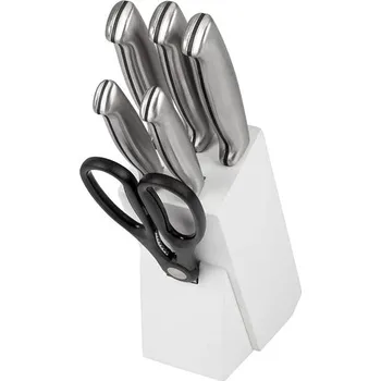 Kuchyňský nůž Classbach MBS 4018 Sada nožů 7 ks bílá