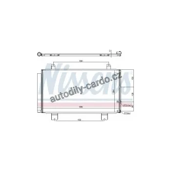 Chladič motoru Chladič klimatizace NISSENS 940711