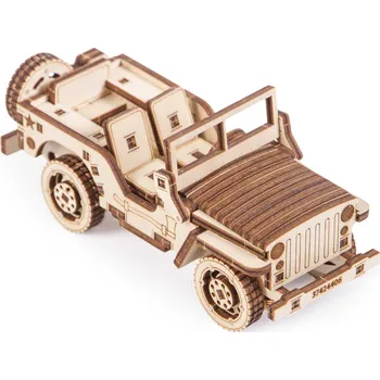Puzzle Wood Trick "Jeep" - 3D dřevěné mechanické puzzle (Dřevěné 3D puzzle a dřevěné skládačky)
