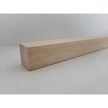 Stavební výplň proschody.cz Madlo Čtvercové Buk Bez ošetření 40x40
