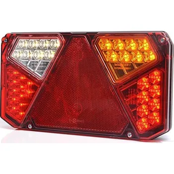 Přívěs k motorovému vozidlu Svítilna WAS W125DP/916 sdružená LED 12-24V, P-BL/BR/KO/CO/ML, bajonet WAS7