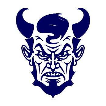 Samolepící dekorace SAMOLEPKA Čert 005 pravá (23 - tmavě modrá) NA AUTO, NÁLEPKA, FÓLIE, POLEP, TUNING, VLASTNÍ TEXT, TISK, AUTOSAMOLEPKY.cz, POLEPY, OBRÁZEK, LOGO, SAMOLEPKY