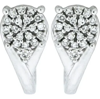 Náušnice Zlaté náušnice s diamanty E2799W