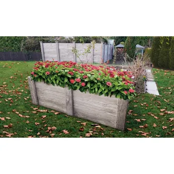 Vyvýšený záhon Záhon vyvýšený betonový III. DUB 2350x1260x750mm DITON