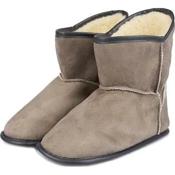 Dámská obuv Vlnka Semišové válenky s Merino vlnou šedá velikost obuv dospělí 41-42