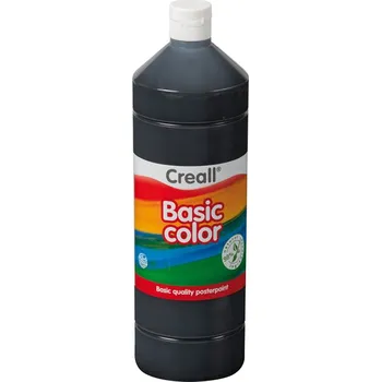 Vodová barva Barvy temperové Creall Basic color 1000 ml - černá