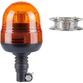Maják Maják oranžový CREE LED 12-24V na tyčku pružné uložení / výška 240mm