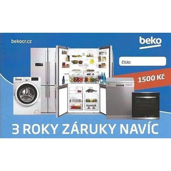 Praní a péče o prádlo Příslušenství k pračce Beko kupón na prodloužení záruky