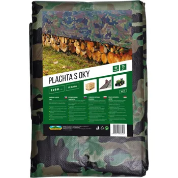 Krycí plachta Plachta maskovací 4x6m