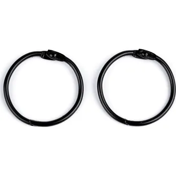 Rozpojovací / knihařský kroužek, barva 2 (Ø40 mm) černý lak