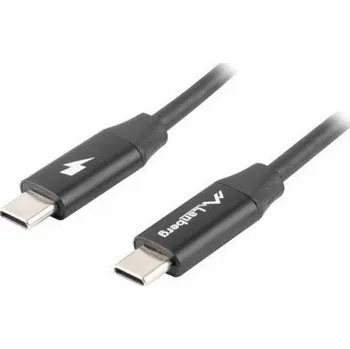 Datový kabel LANBERG CABLE USB-C M/M 2.0 0.5m PREMIUM QC 4.0 PD