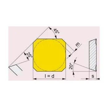 Soustruh SK břitová destička SEEW 1204AFSN, 530P PRAMET - PM-SEEW-1204AFSN-530P