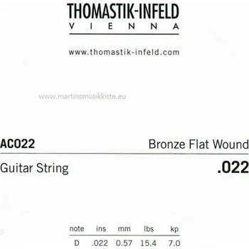 Příslušenství pro strunný nástroj Thomastik AC022 - Struna na kytaru - jednotlivá