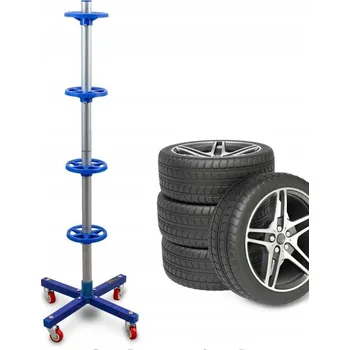 Uskladnění pneumatiky Stojan na pneumatiky, stojan na kola na kolečkách 100kg, , ,
