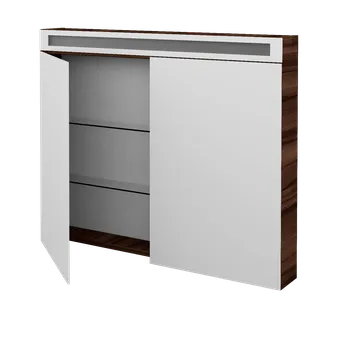 Koupelnový nábytek Dřevojas Dvoudvéřová galerka MAX GA2O 100 - D06 Ořech