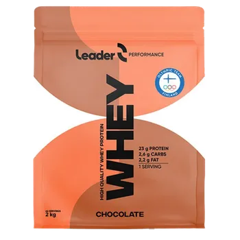 Protein Leader Whey Protein 2kg - jahoda
