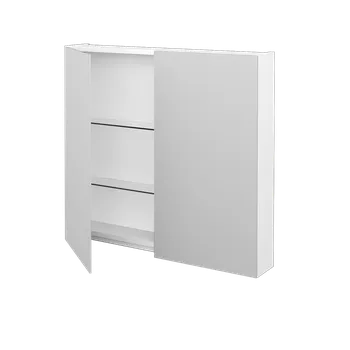 Koupelnový nábytek Dřevojas Dvoudveřová galerka PREMIUM GA2E 80 - N01 Bílá lesk