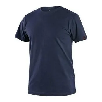 pracovní tričko Canis - CXS Tričko CXS NOLAN, krátký rukáv, tmavě modré, vel. L - CN-1610-312-414-94