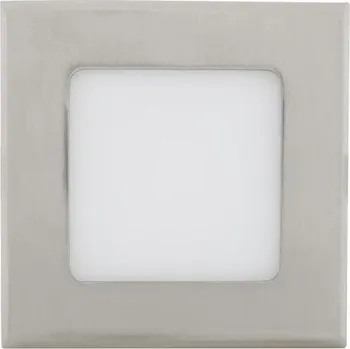 LED panel LEDSVITI Stmívatelný chromový vestavný LED panel 120x120mm 6W denní bílá