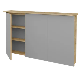 Koupelnový nábytek Dřevojas Třídveřová galerka SANI GA3O 120 - D09 Arlington