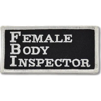 Nášivka Moto nášivka FBI 4 cm x 9 cm