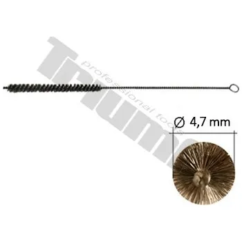 Drátěný kartáč Speciální kartáč na čištění sedla vlákna M8,M10 Ø4,7, l=300, tloušťka drátu 0,06 mm