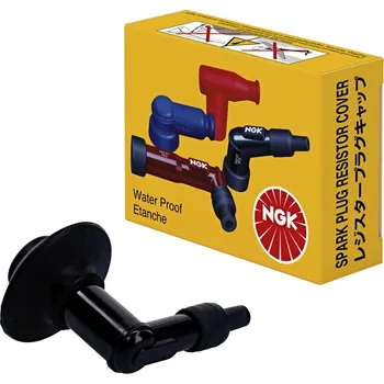 Zapalovací a žhavicí svíčka NGK fajfka na zapalovací svíčky (NR 8346) ohnutá (90) barva černá s gumovou krytkou otvoru svíčky (NGK fajfka na zapalovací svíčky (NR 8346) ohnutá (90) barva černá s gumovou krytkou otvoru svíčky)