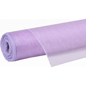 Organza obšitá 14,5cm x 1m - Světle fialová
