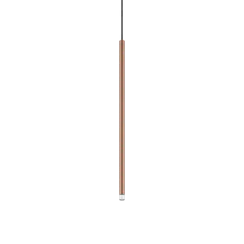 Lodes A-tube Nano Medium cluster, hnědé závěsné svítidlo s černým kabelem, 3W LED 2700K, 60cm