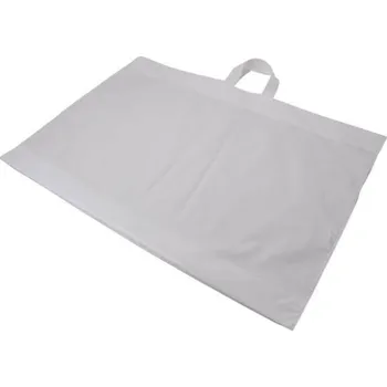 Nákupní taška Taška LDPE 70*50 cm s páskovým uchem BÍLÁ