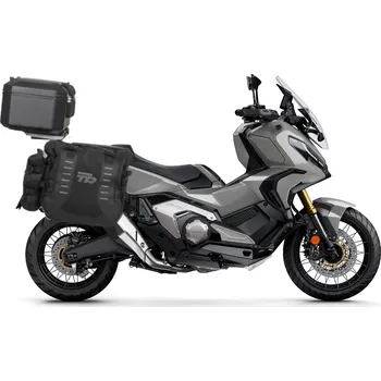 Motodoplněk Kompletní sada sedlových brašen SHAD TERRA TR40 a černého hliníkového 55L topcase, včetně montážní sady SHAD SUZUKI DL 1000 V-Strom/ DL 1050 V-Strom 130.kitTR40big55-37B