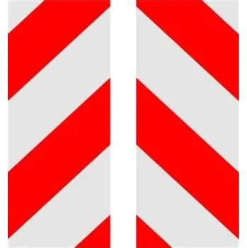 Tabule výstražná NADROZMĚR 150x350mm 1pár (2 kusy) Velká samolepka