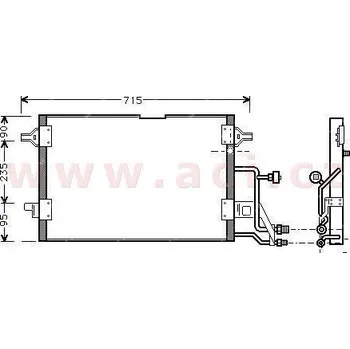 Sušič klimatizace -7/97 chladič klimatizace bez sušičky [565*420*25]
