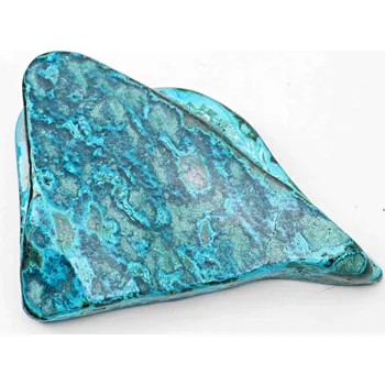 Drahý kámen Magieprirody.cz Malachit Chryzokol leštěný kámen 615g přírodní - Kongo #K492