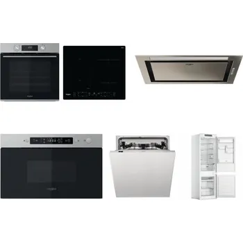 Set domácích spotřebičů WHIRLPOOL OMK58CU1SX + WHIRLPOOL WL B8160 NE + WHIRLPOOL WCT3 64 FLB X + WHIRLPOOL MBNA910X + WHIRLPOOL WIC 3C33 PFE + WHIRLPOOL WHC18 T311