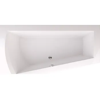 Vana TEIKO Nera 160 L - Asymetrická akrylátová vana 160 x 100 cm, bílá, levá - V110160L04T07001 Nohy zdarma