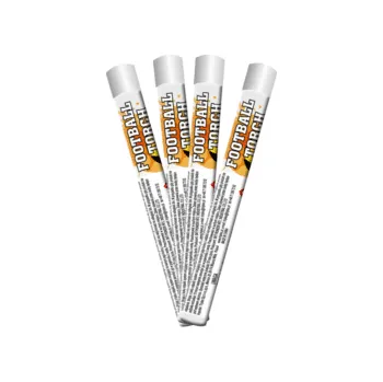 Zábavní pyrotechnika Triplex Pyrotechnika Pochodeň FOTBAL BÍLÁ - TXF936-6 BÍLÁ