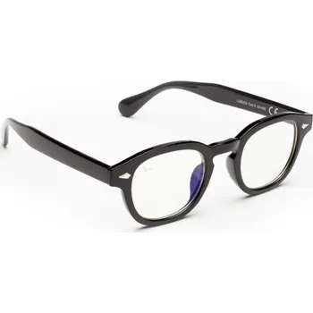 Sluneční brýle KAŠMIR ROUND BB14 černé - blue blocking